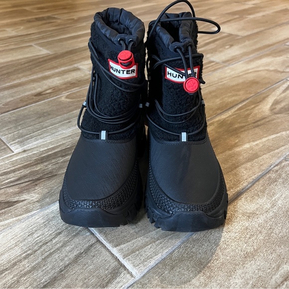 Hunter NWOB Women's Wanderer Short Faux Fur Cold Weather Winter Boots SIZE 5 - Picture 8 of 16